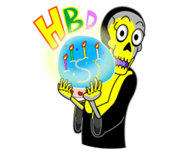 Ghost spirit go Inter sticker #12534815