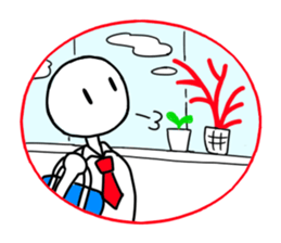 Student of triangle and square sticker #12535912