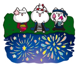 Festival of cat. sticker #12536516