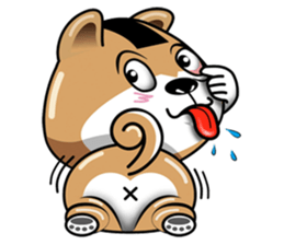 Shiba Inu Onigiri sticker #12536853
