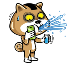 Shiba Inu Onigiri sticker #12536855