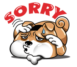 Shiba Inu Onigiri sticker #12536856