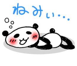 Hand-painted panda 6 sticker #12537121