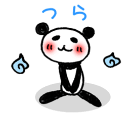 Hand-painted panda 6 sticker #12537145