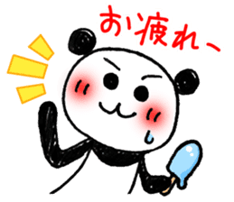 Hand-painted panda 6 sticker #12537154