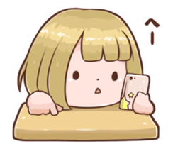 Schoolgirl Animation Sticker sticker #12537982