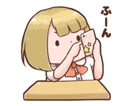 Schoolgirl Animation Sticker sticker #12537983
