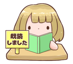 Schoolgirl Animation Sticker sticker #12537984