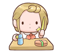 Schoolgirl Animation Sticker sticker #12537989