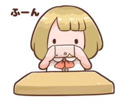 Schoolgirl Animation Sticker sticker #12537991