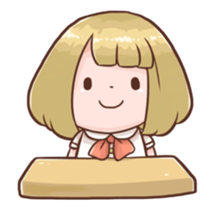 Schoolgirl Animation Sticker sticker #12537993