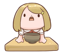 Schoolgirl Animation Sticker sticker #12537996