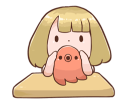 Schoolgirl Animation Sticker sticker #12537997