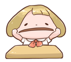 Schoolgirl Animation Sticker sticker #12537998