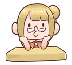 Schoolgirl Animation Sticker sticker #12538000