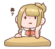 Schoolgirl Animation Sticker sticker #12538003