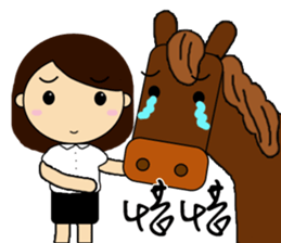 CUSTOMER SERVISE GIRL sticker #12538071