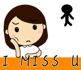 CUSTOMER SERVISE GIRL sticker #12538072