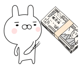 A rabbit bigins sticker #12538207