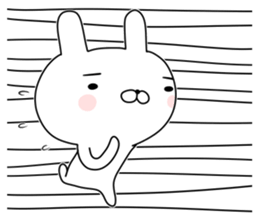 A rabbit bigins sticker #12538211