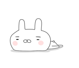 A rabbit bigins sticker #12538213