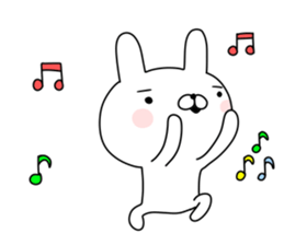 A rabbit bigins sticker #12538214