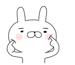 A rabbit bigins sticker #12538245