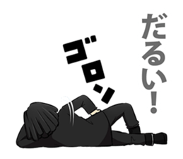 Dreadlocks of uncle sticker #12538328