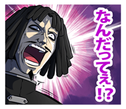 Dreadlocks of uncle sticker #12538329