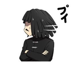 Dreadlocks of uncle sticker #12538341