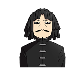 Dreadlocks of uncle sticker #12538354