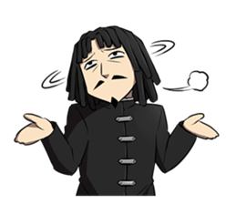 Dreadlocks of uncle sticker #12538355