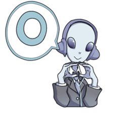 Alien high school students sticker #12538419