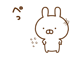 Rabbit Usahina Reaction sticker #12538652