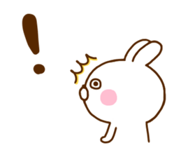 Rabbit Usahina Reaction sticker #12538666