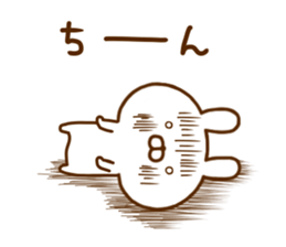 Rabbit Usahina Reaction sticker #12538679