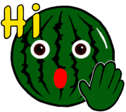 Watermelon Boy sticker #12539086
