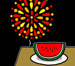 Watermelon Boy sticker #12539087