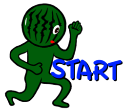 Watermelon Boy sticker #12539089