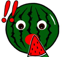 Watermelon Boy sticker #12539091