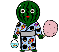 Watermelon Boy sticker #12539095