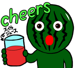 Watermelon Boy sticker #12539099