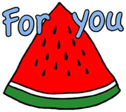 Watermelon Boy sticker #12539100