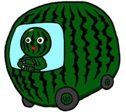 Watermelon Boy sticker #12539103