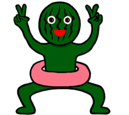 Watermelon Boy sticker #12539105