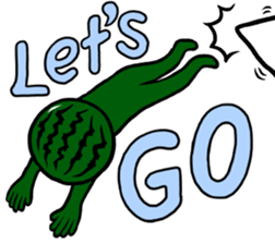 Watermelon Boy sticker #12539111