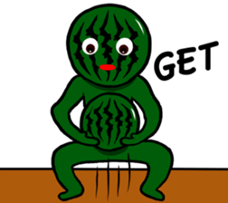 Watermelon Boy sticker #12539114