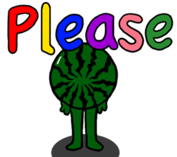 Watermelon Boy sticker #12539119