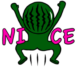 Watermelon Boy sticker #12539121