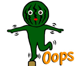 Watermelon Boy sticker #12539124